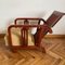 Art Deco Mahogony Reclinable Armchair, Germany, 1930s 18