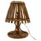 Vintage Italian Table Lamp in Rattan and Bamboo, 1960s 1