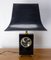 Mid-Century French Table Lamp in Black & Butterflies, 1970s, Image 2