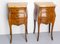 Louis XV French Side Nightstands with Mable Top, 1920s, Set of 2, Image 2