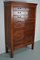 Industrial Dutch Oak & Beech Apothecary Cabinet, 1930s 8