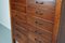 Industrial Dutch Oak & Beech Apothecary Cabinet, 1930s, Image 7