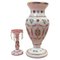 Vase and Candleholders, Czechoslovakia, Set of 2 1
