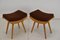 Mid-Century Hocker, 1985, 2er Set 2