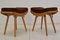 Mid-Century Hocker, 1985, 2er Set 8