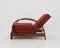 Art Deco Adjustable Armchair, Czechoslovakia, 1930s 6