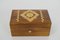 Caja Mid-Century pequeña de madera tallada a mano, años 50, Imagen 2