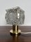 Crystal Glass Table Lamp attributed to Kamenicky Senov, 1970s, Image 4