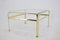 Italian Coffee Table in Brass and Glass by Mauro Lipparini, 1970s, Image 9