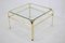 Italian Coffee Table in Brass and Glass by Mauro Lipparini, 1970s, Image 12