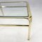 Italian Coffee Table in Brass and Glass by Mauro Lipparini, 1970s 10