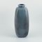 Knabstrup Ceramic Vase with Glaze in Shades of Blue and Grey, 1960s, Image 2