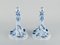 Large Antique German Bulb Pattern Candlesticks from Meissen, 1800s, Set of 2, Image 2
