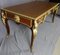 Antiker Louis XV Schreibtisch aus Holz & Leder 6