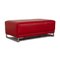 Vida Stool in Red Leather by Rolf Benz 1