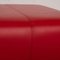 Vida Stool in Red Leather by Rolf Benz, Image 3