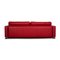 Vida Three-Seater Sofa in Red Leather Rolf Benz 9