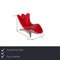 DS 151 Lounger in Red Leather from De Sede, Image 2