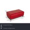 Three-Seater Vida Sofa Set in Red Leather by Rolf Benz, Set of 2 3