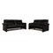 DS70 Sofas in Black Leather from De Sede, Set of 2 1