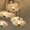 Vintage Ceiling Lamp in Glass and Chrome from Hillebrand, 1960s, Image 11