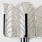 Vintage Glass Leaves Chrome Wall Lights by Carl Fagerlund for Orrefors, 1960s 11
