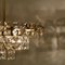 Vintage Austrian Chandelier in Brass and Crystal Glass from Bakalowits & Söhne, 1960s 12