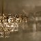Vintage Austrian Chandelier in Brass and Crystal Glass from Bakalowits & Söhne, 1960s, Image 12