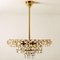 Vintage Austrian Chandelier in Brass and Crystal Glass from Bakalowits & Söhne, 1960s, Image 13