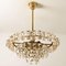Vintage Austrian Chandelier in Brass and Crystal Glass from Bakalowits & Söhne, 1960s, Image 5