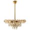 Vintage Austrian Chandelier in Brass and Crystal Glass from Bakalowits & Söhne, 1960s, Image 1