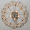 German Crystal Flower Chandelier from Ernst Palme, 1970s 11