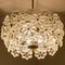 German Crystal Flower Chandelier from Ernst Palme, 1970s, Image 12