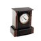 Clock in Black and Red Marble 1