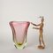 Submerged Glass Vase in Green and Pink, Image 2