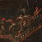 Artiste Flamand, Scène de Mer Orageuse, Années 1600, Huile sur Toile, Encadrée 12