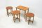 Tavolini ad incastro vintage di Poul Hundevad, anni '60, set di 4, Immagine 2