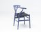 Special Edition Ch24 Wishbone Chair in Lila mit schwarzem Sitz von Hans Wegner 4