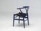 Special Edition Ch24 Wishbone Chair in Purple with Black Seat by Hans Wegner 2