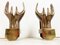 Bronze Hand Shaped Wall Lamps, 1990s, Set of 2 9