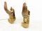 Bronze Hand Shaped Wall Lamps, 1990s, Set of 2, Image 4