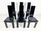 Vintage Lacquer High Back Dining Chairs, 1980s, Set of 6 3
