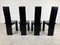 Vintage Lacquer High Back Dining Chairs, 1980s, Set of 6 9