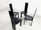 Vintage Lacquer High Back Dining Chairs, 1980s, Set of 6 8