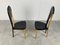 Leather and Wooden Dining Chairs, 1980s, Set of 2 6