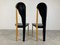 Leather and Wooden Dining Chairs, 1980s, Set of 2 11