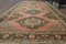 Vintage Turkish Salmon Wool Oushak Rug, 1960s, Image 2