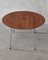 Scandinavian Round Teak Dining Table Mod. 3600 attributed to Arne Jacobsen for Fritz Hansen, 1964 4