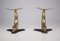 Solid Brass Dolphin Console Legs, 1960s, Set of 2 3