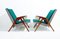 Mid-Century Italian Wooden Armchairs, 1950s, Set of 2, Image 4